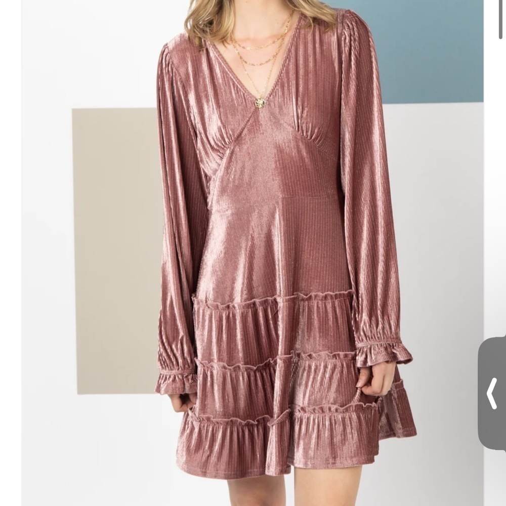 Filly Flair New In Velvet Dress Size Small